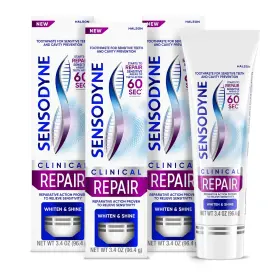 B0FTG6XDDN SENSODYNE Clinical Repair Whiten Shine Toothpaste