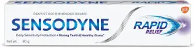 RR0080T SENSODYNE Sensitive Toothpaste Rapid Relief Pack Gm