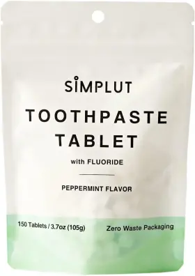 SL001 SIMPLUT Chewable Toothpaste Tablets Fluoride Pack