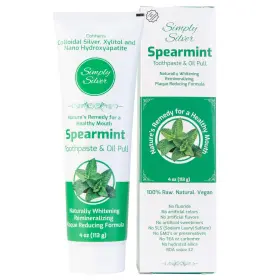 697333995716 SIMPLY SILVER MOUTHWASH Toothpaste Spearmint
