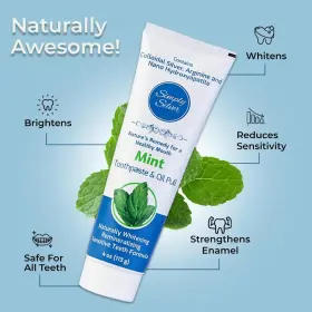 868353000227 SIMPLY SILVER MOUTHWASH Toothpaste Nano Natural #2