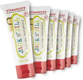 711181981612 NATURAL Toothpaste Kids Fluoride Xylitol Bpa