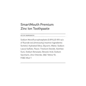 SM106-5 SMARTMOUTH Zinc Ion Toothpaste Whitening Mild Pack #2
