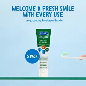 SM106-5 SMARTMOUTH Zinc Ion Toothpaste Whitening Mild Pack #3