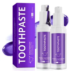 QC250519 SMDDX Toothpaste Whitening Purples Stain Rem Kit