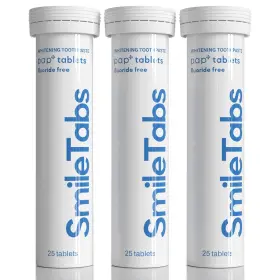 198715876758 SMILE TABS Toothpaste Tablets Travel Natural