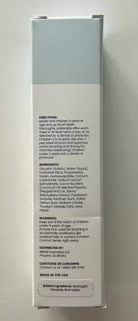 860002485683 SNOW Whitening Toothpaste Morning Frost Flavor #3