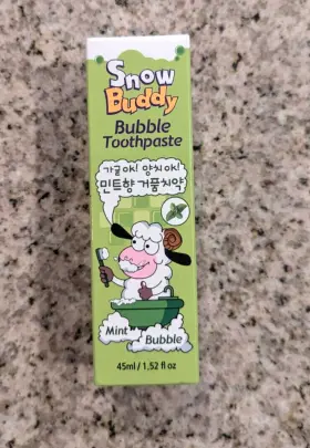 445022232269 SNOWBUDDY Foam Toothpaste Kids Flavors Pack