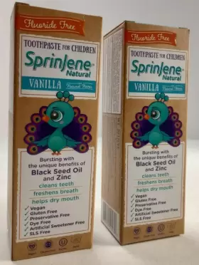 363404000039 SPRINJENE Pack Vanilla Toothpaste Natural Vegan