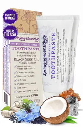 363404000527 SPRINJENE Fluoride Toothpaste Sensitive Gum Mou