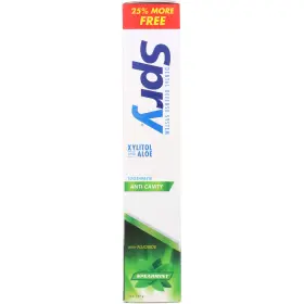 27172 SPRY Toothpaste Fluoride Xylitol Aloe Spearmint