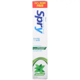 31110 SPRY Toothpaste Fluoride Xylitol Aloe Spearmint