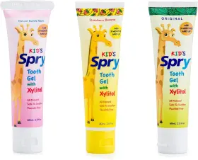 862602000020 SPRY Baby Xylitol Toothpaste Banana Bubblegum
