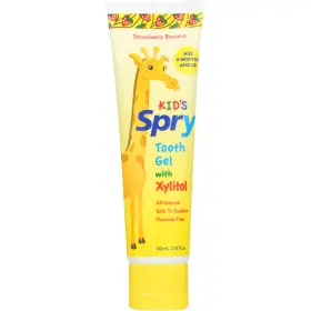 87060 SPRY Kids Gel Xylitol Fluoride Banana
