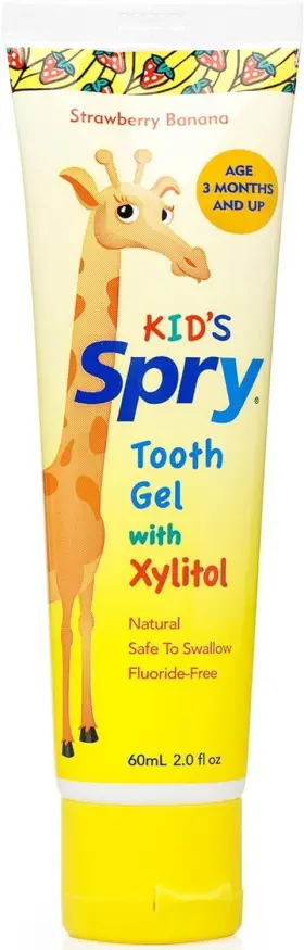 Sbtgel SPRY Xylitol Baby Toothpaste Natural Pack Toddler