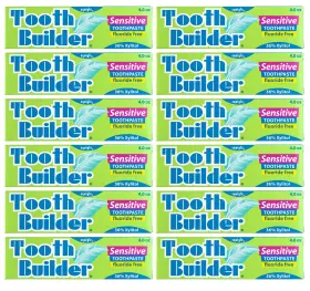 TBT-12PCK SQUIGLE Builder Sls Toothpaste Stops Sensitivity