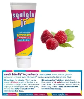 795393000521 SQUIGLE Toothpaste Infants Toddlers Travel #3
