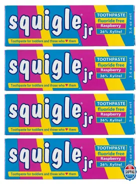 B07XHNGRH3 SQUIGLE Toothpaste Infants Toddlers Travel Cavit