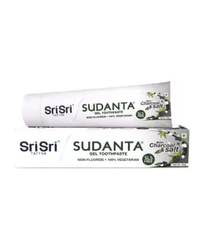 3XSRI SRI TATTVA Sudanta Ayurvedic Herbal Gel Toothpaste Salt