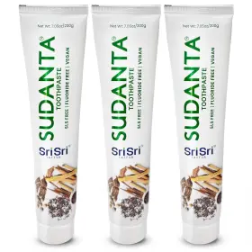 AMZN-ST3 SRI TATTVA Sudanta Herbal Toothpaste Sls Fluoride Ay
