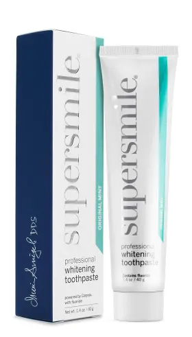 036179001241 SUPERSMILE Whitening Toothpaste Fluoride Removes