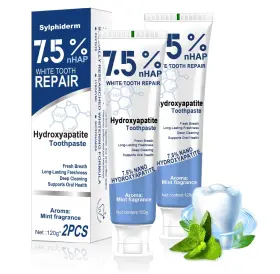 744110113648 SYLPHIDERM Nano Hydroxyapatite Toothpaste