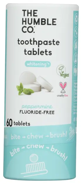 78858 THE HUMBLE Toothpaste Tablets Whitening Fluoride