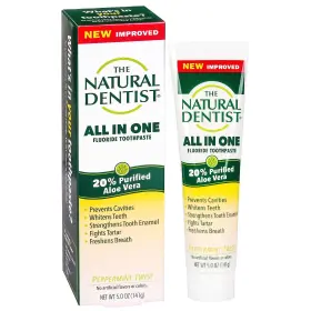 00714132010645 THE NATURAL DENTIST Fluoride Toothpaste Aloe