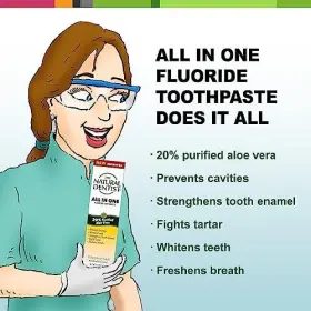 714132000066 THE NATURAL DENTIST Fluoride Toothpaste Purified #2