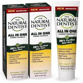 714132000066 THE NATURAL DENTIST Fluoride Toothpaste Purified