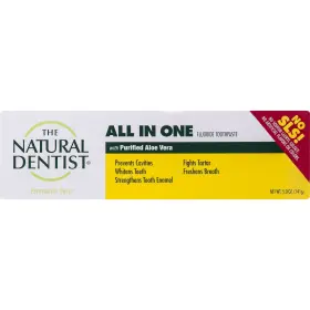 714132000646 THE NATURAL DENTIST Toothpaste Peppermint Ounces #3