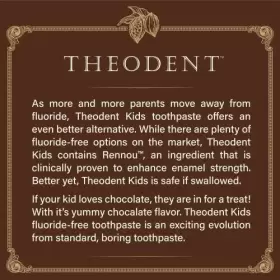 784922700834 THEODENT Fluoride Natural Toothpaste Chocolate #2