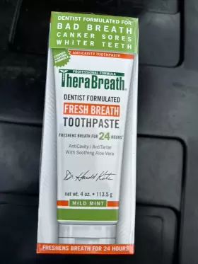 697029211045 THERABREATH Breath Toothpaste Mild Canker Sores