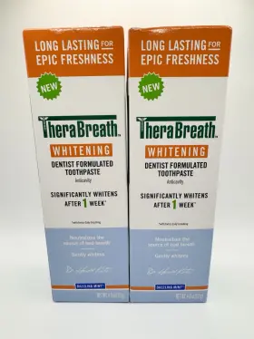 697029996232 THERABREATH Whitening Toothpaste Dazzling