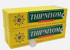 160G THIPNIYOM Herbal Toothpaste Tubes Pack