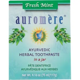 AU0115 THRESHOLD Auromere Ayurvedic Herbal Toothpaste Jar