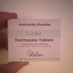 80126979 TIDALOVE Fluoride Toothpaste Tablets