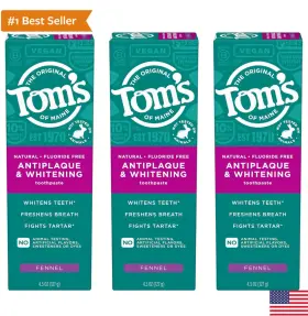 744759154507 Maine Antiplaque Whitening Toothpaste Fluoride