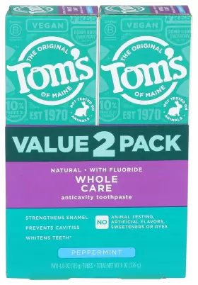 0035000985200 TOMS OF MAINE Care Natural Toothpaste Fluoride