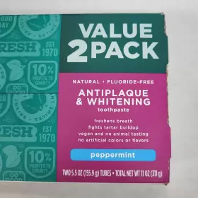 077326445488 TOMS OF MAINE Whitening Flouride Toothpaste Pack #2