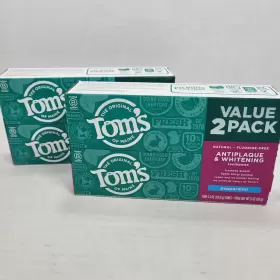 077326445488 TOMS OF MAINE Whitening Flouride Toothpaste Pack
