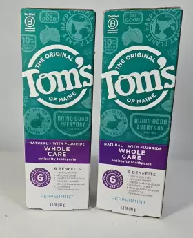 077326470176 TOMS OF MAINE Care Natural Toothpaste Fluoride