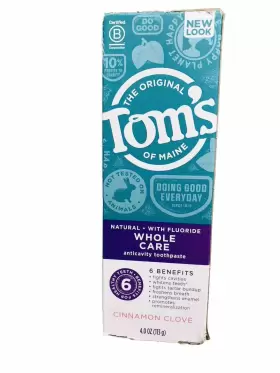 077326470190 TOMS OF MAINE Care Toothpaste Cinnamon Clove Box #2