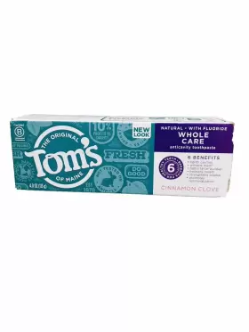 077326470190 TOMS OF MAINE Care Toothpaste Cinnamon Clove Box #3