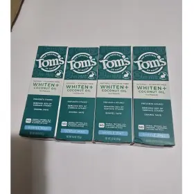 5052UST11D TOMS OF MAINE Whiten Coconut Oil Toothpaste Gentle