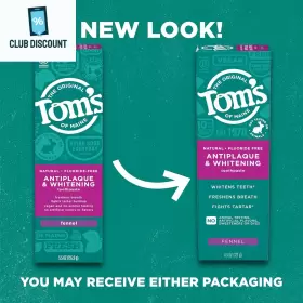 61039537 TOMS OF MAINE Antiplaque Whitening Toothpaste Fennel #2