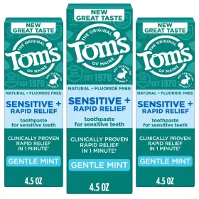 61058975 TOMS OF MAINE Rapid Relief Sensitive Toothpaste Tom