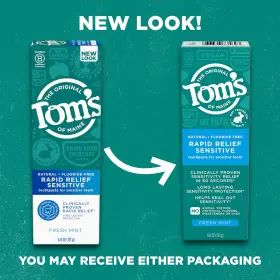 683562 TOMS OF MAINE Fluoride Rapid Relief Sensitive #3
