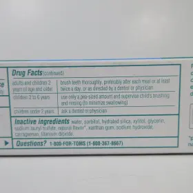 827854011699 TOMS OF MAINE Natural Toothpaste Simply Fluoride #3