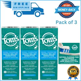 B07F2Q38TL TOMS OF MAINE Rapid Relief Sensitive Natural Pack